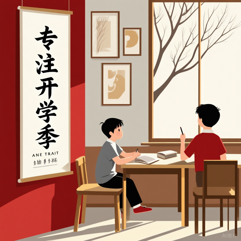 学生开学季从神游到专注