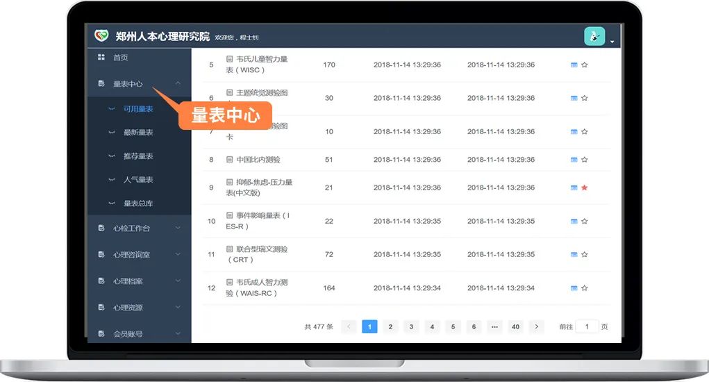 心理云量表测评