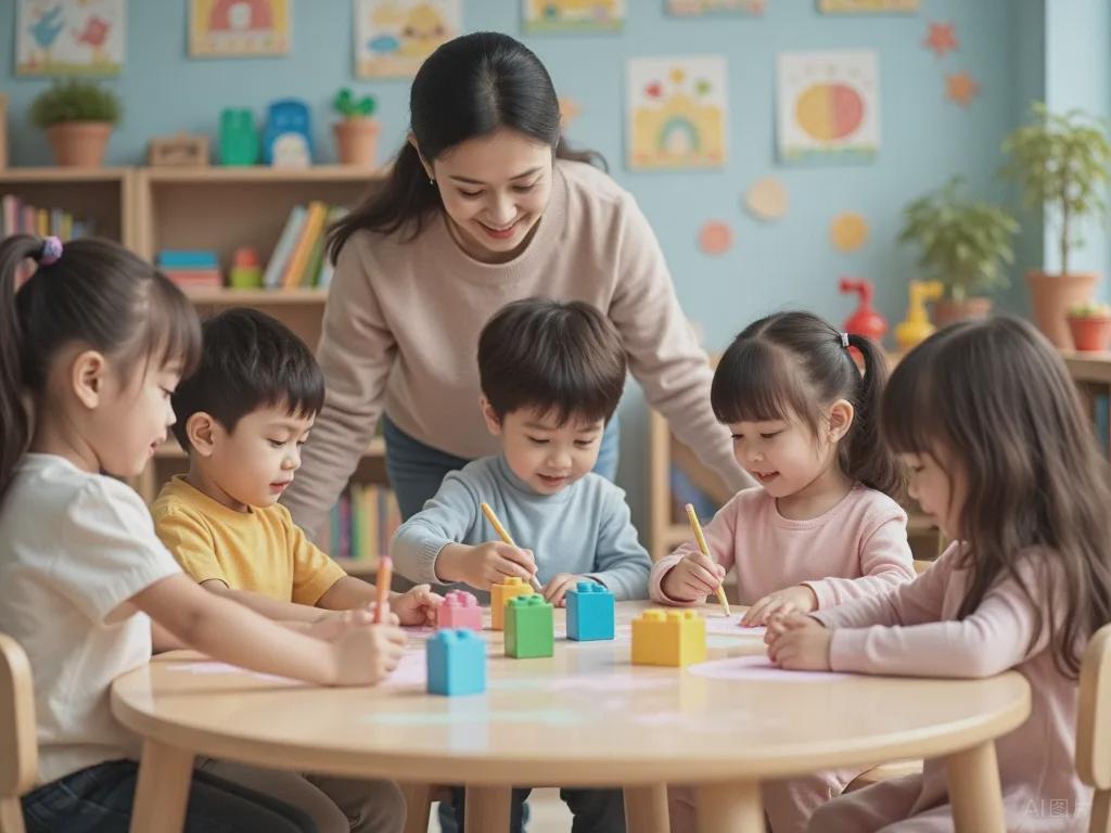 幼儿园上课