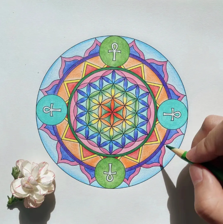 情绪曼陀罗绘画疗愈